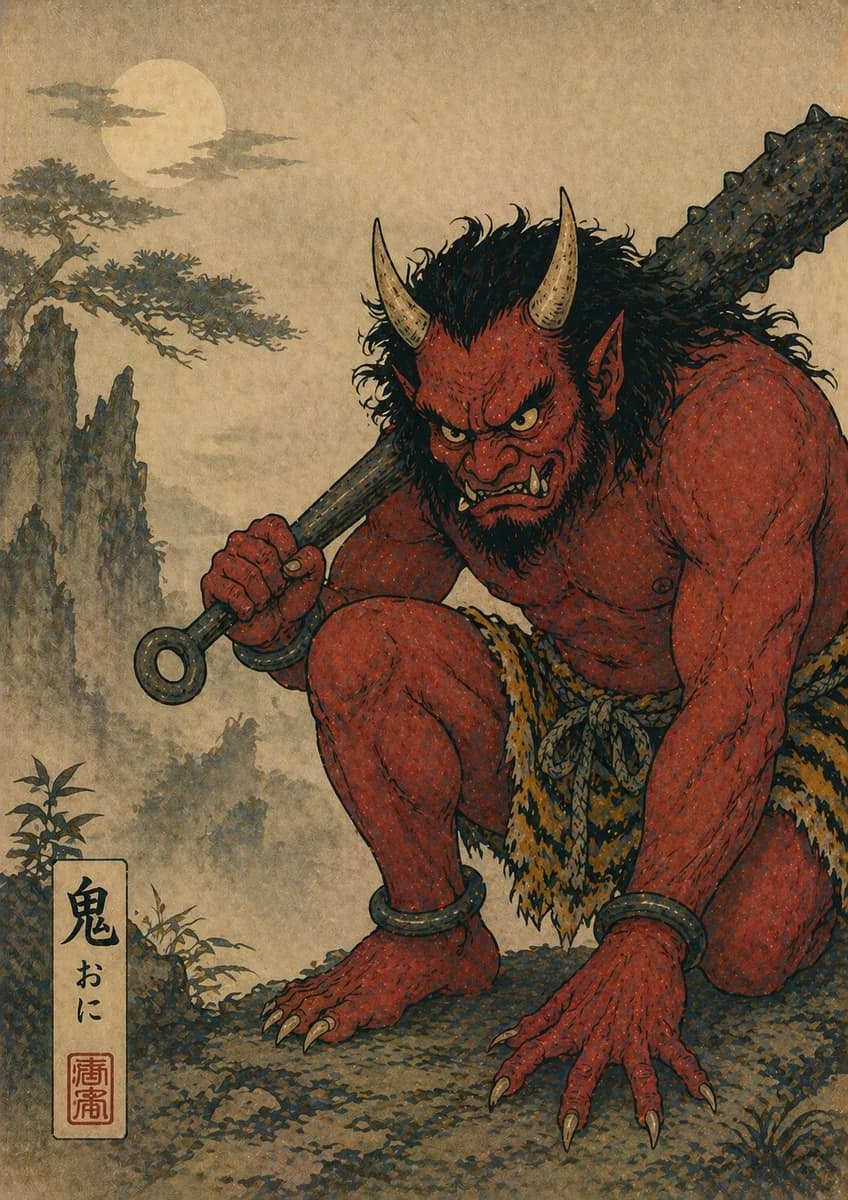 Oni, the horned ogre